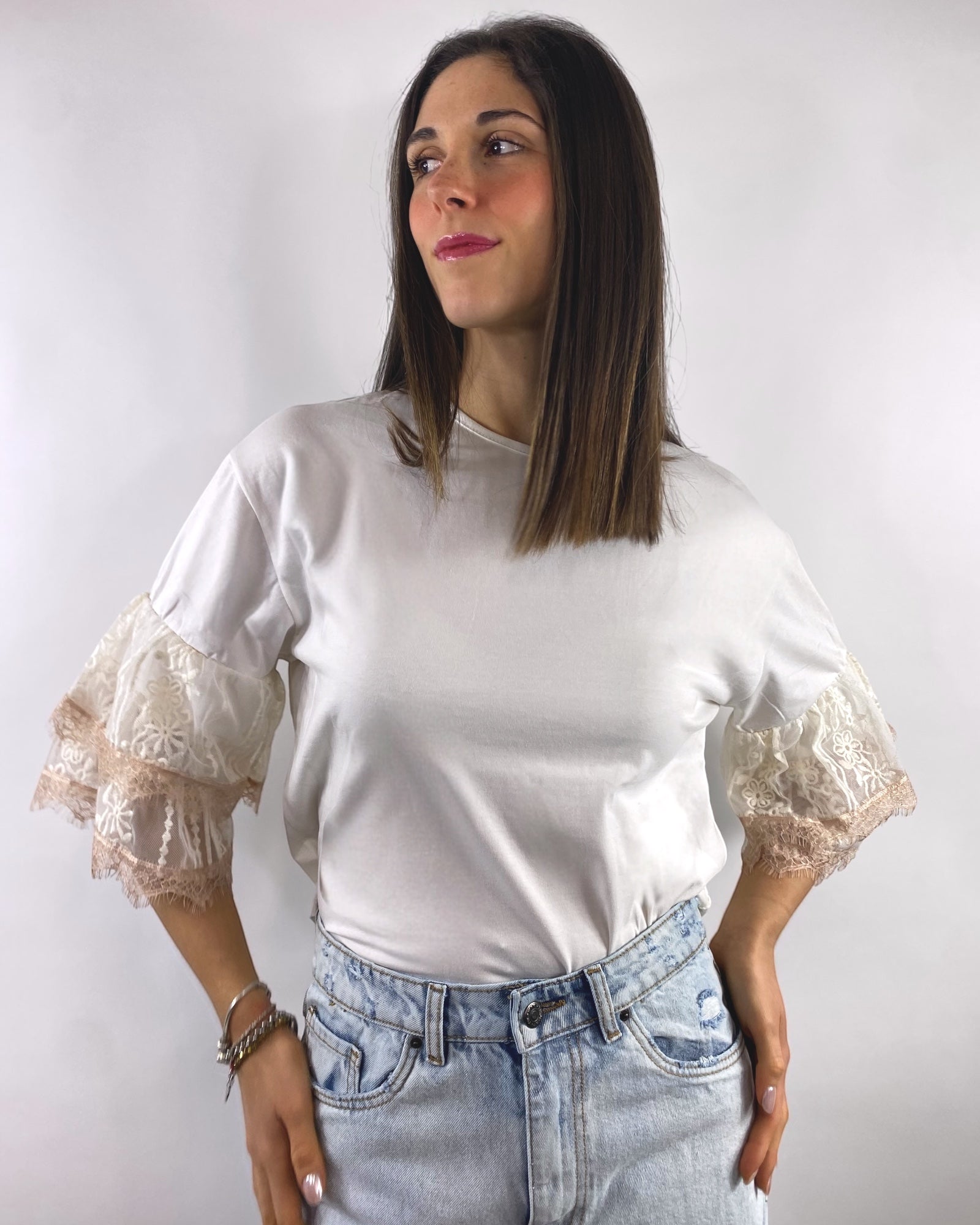 SUSY MIX T-SHIRT MANICA GALA ROSA