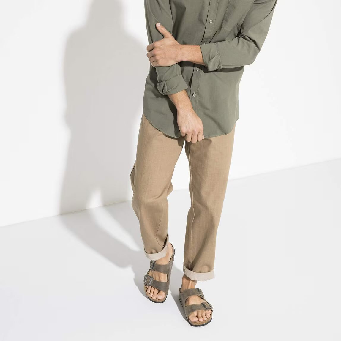 BIRKENSTOCK ARIZONA SFB FADED KHAKI