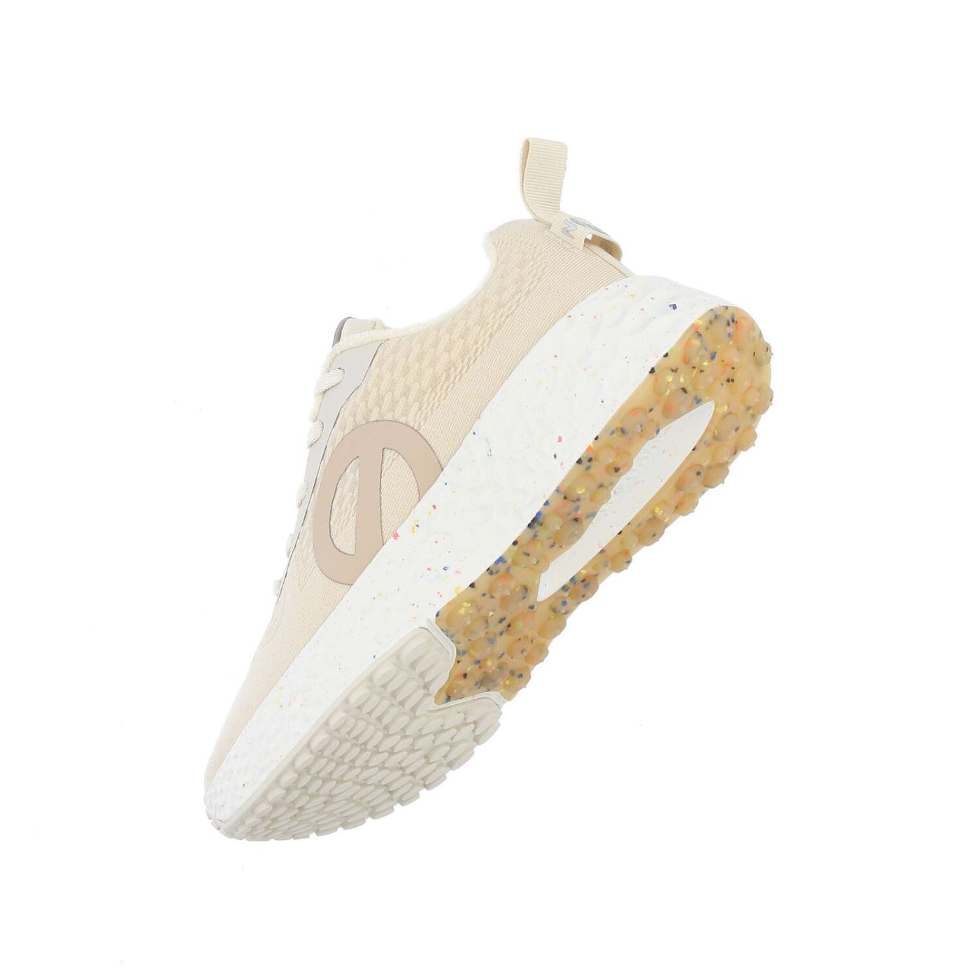 NO NAME sneaker donna in tessuto tecnico mandorla