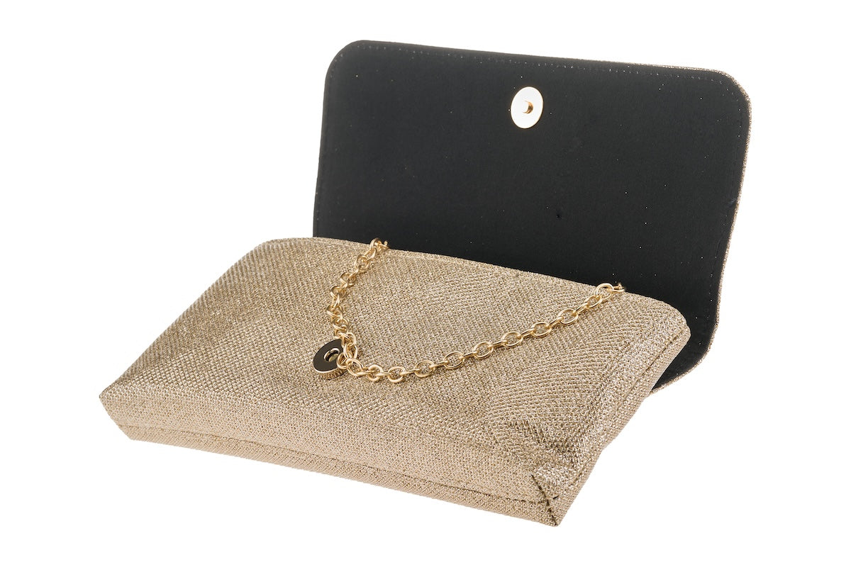 ANNA CECERE POCHETTE LUREX ORO