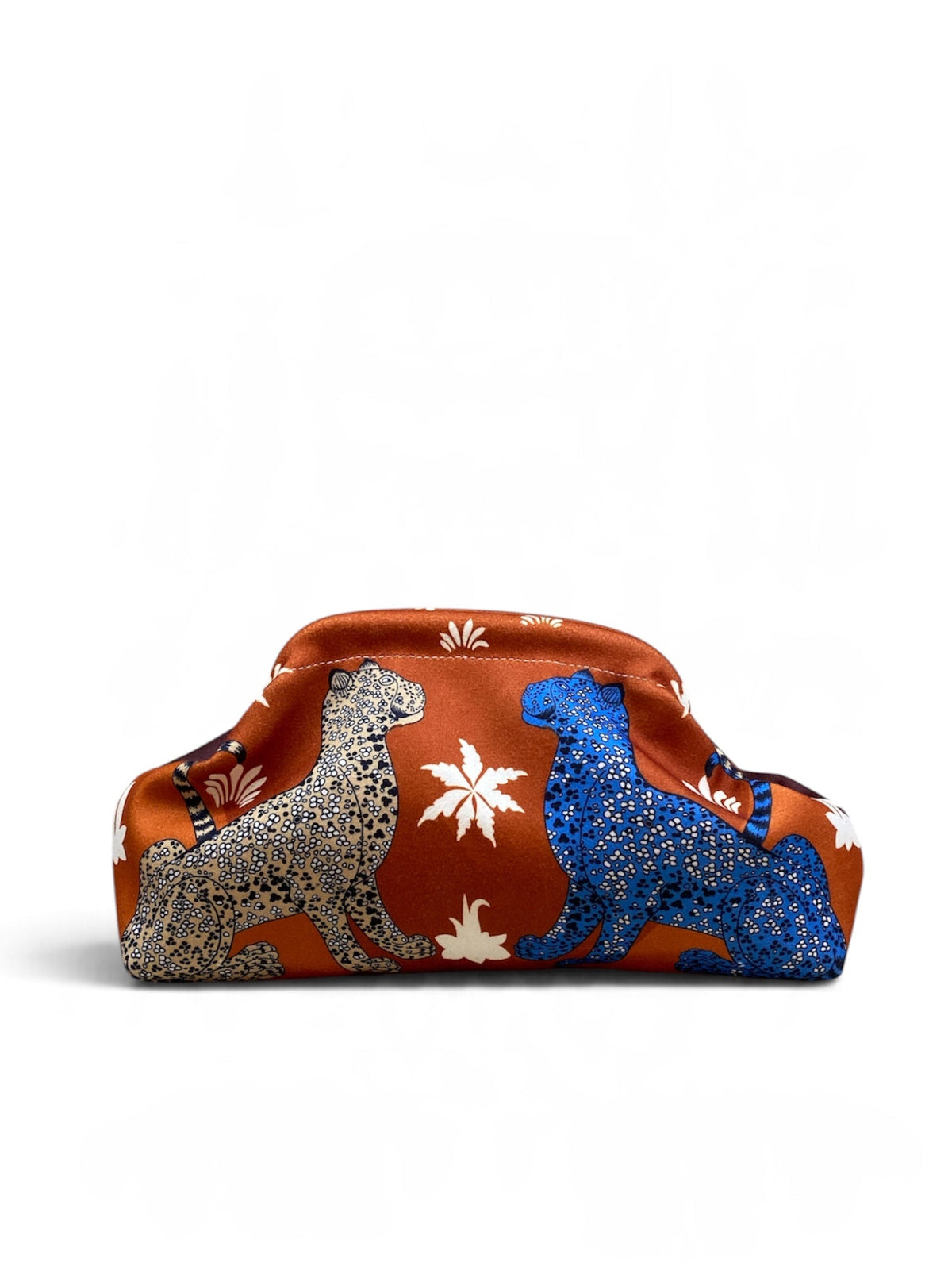 CECILE POCHETTE LEOPARD ARANCIO