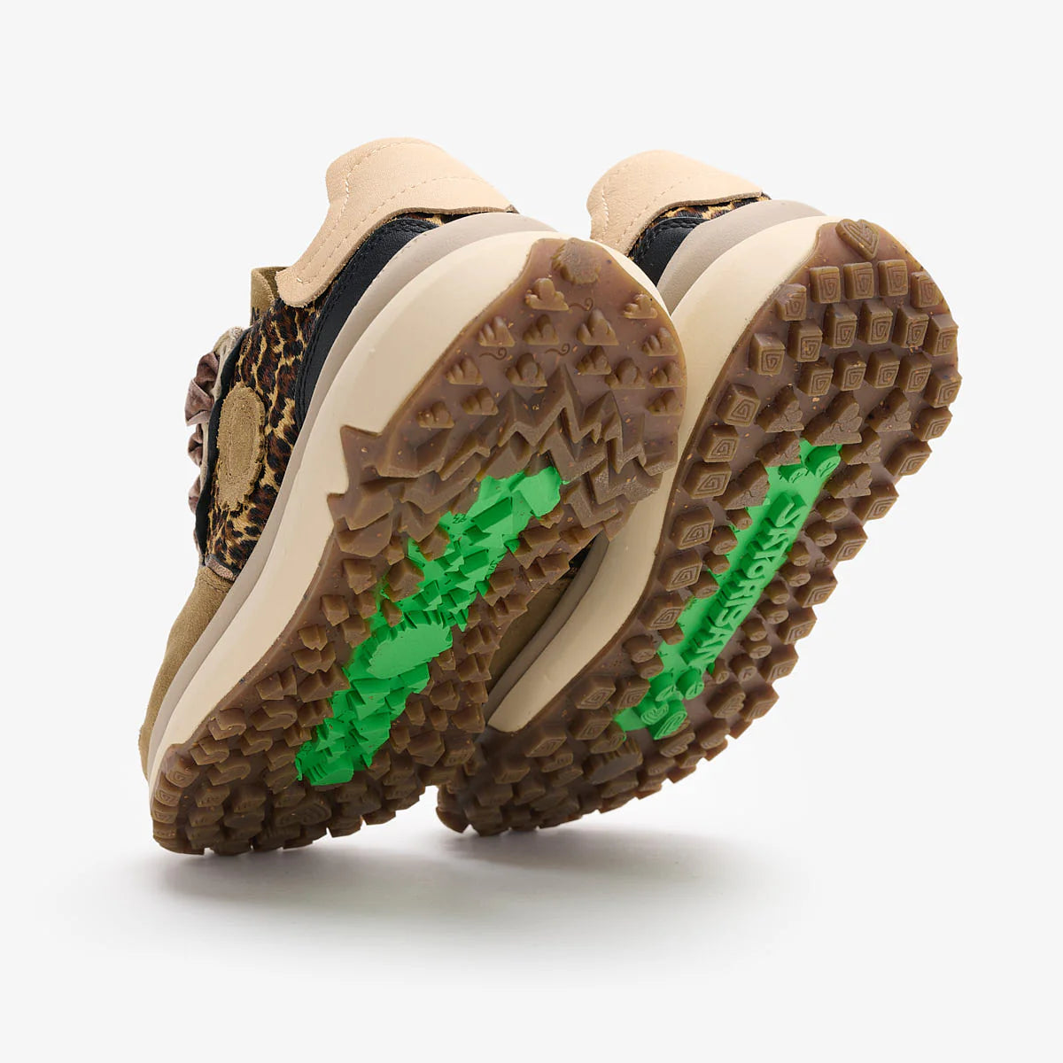 SATORISAN Sneakers donna cavallino suede leopardo