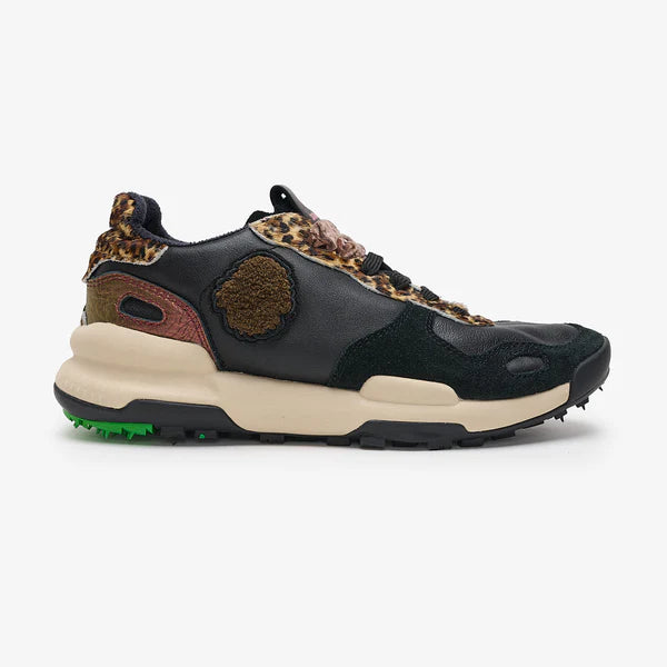 SATORISAN Sneakers donna pelle cavallino nero
