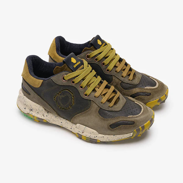 SATORISAN Sneakers uomo pelle suede swamp