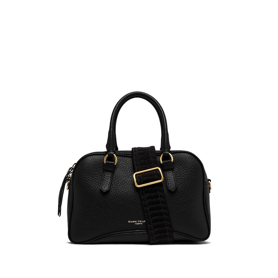 Gianni Chiarini Borsa a mano in pelle grana maxi nero