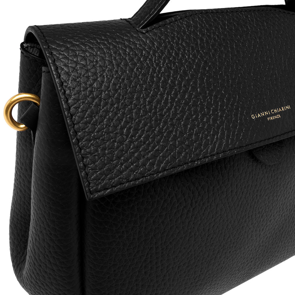 Gianni Chiarini Borsa a cartella realizzata in pregiata pelle grana maxi nero