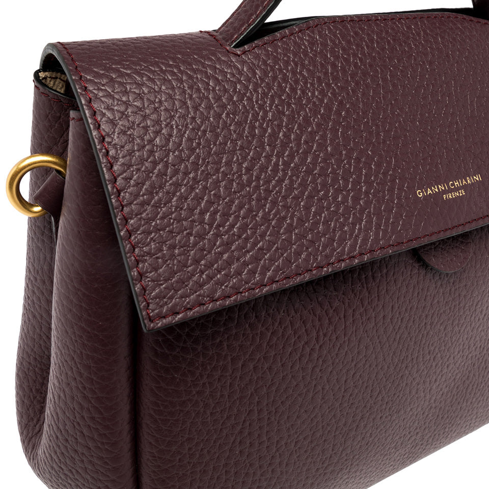 Gianni Chiarini Borsa a cartella realizzata in pregiata pelle grana maxi plum