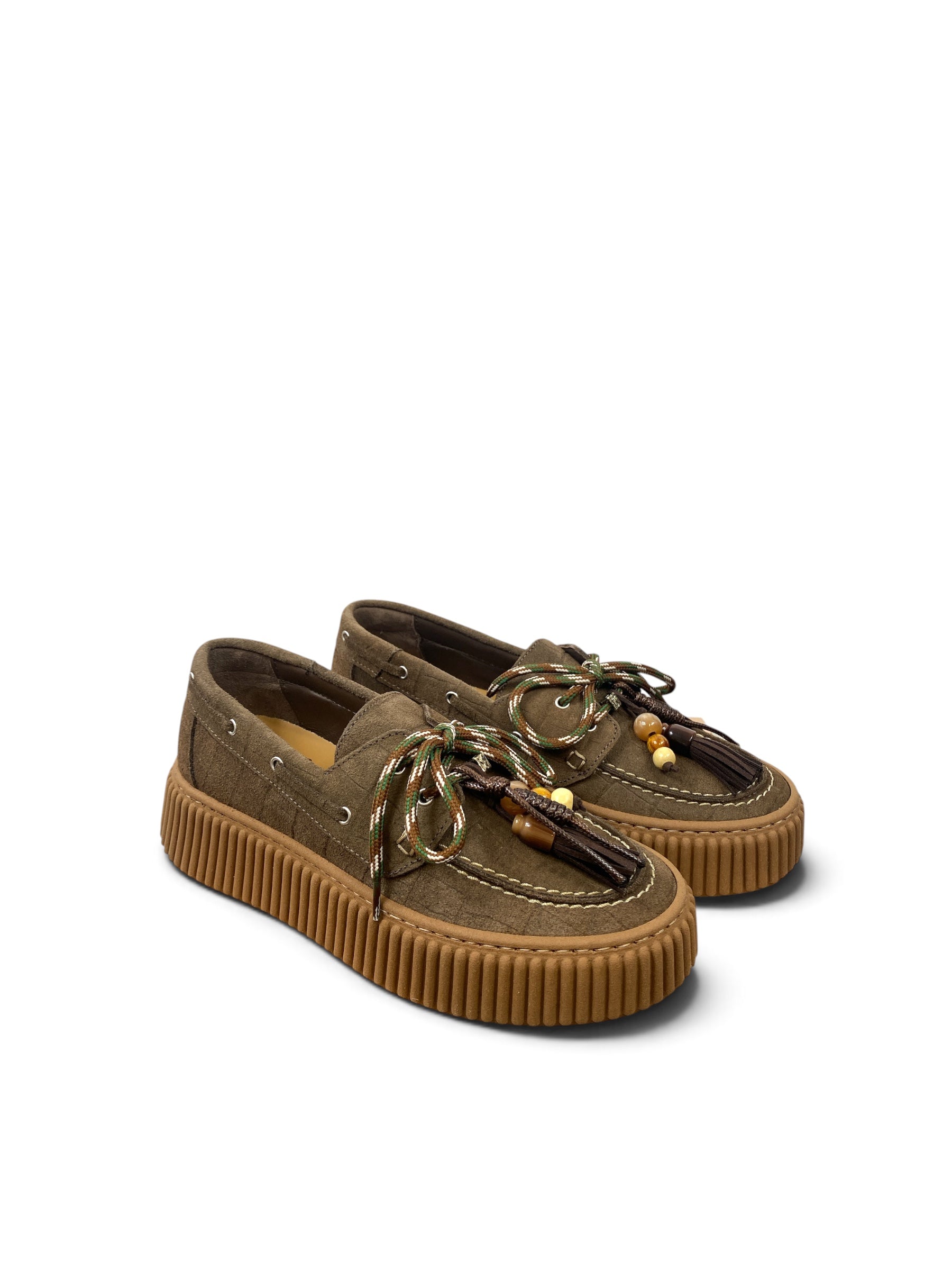 MÉLINÉ BARCA SUEDE STAMPA COCCO