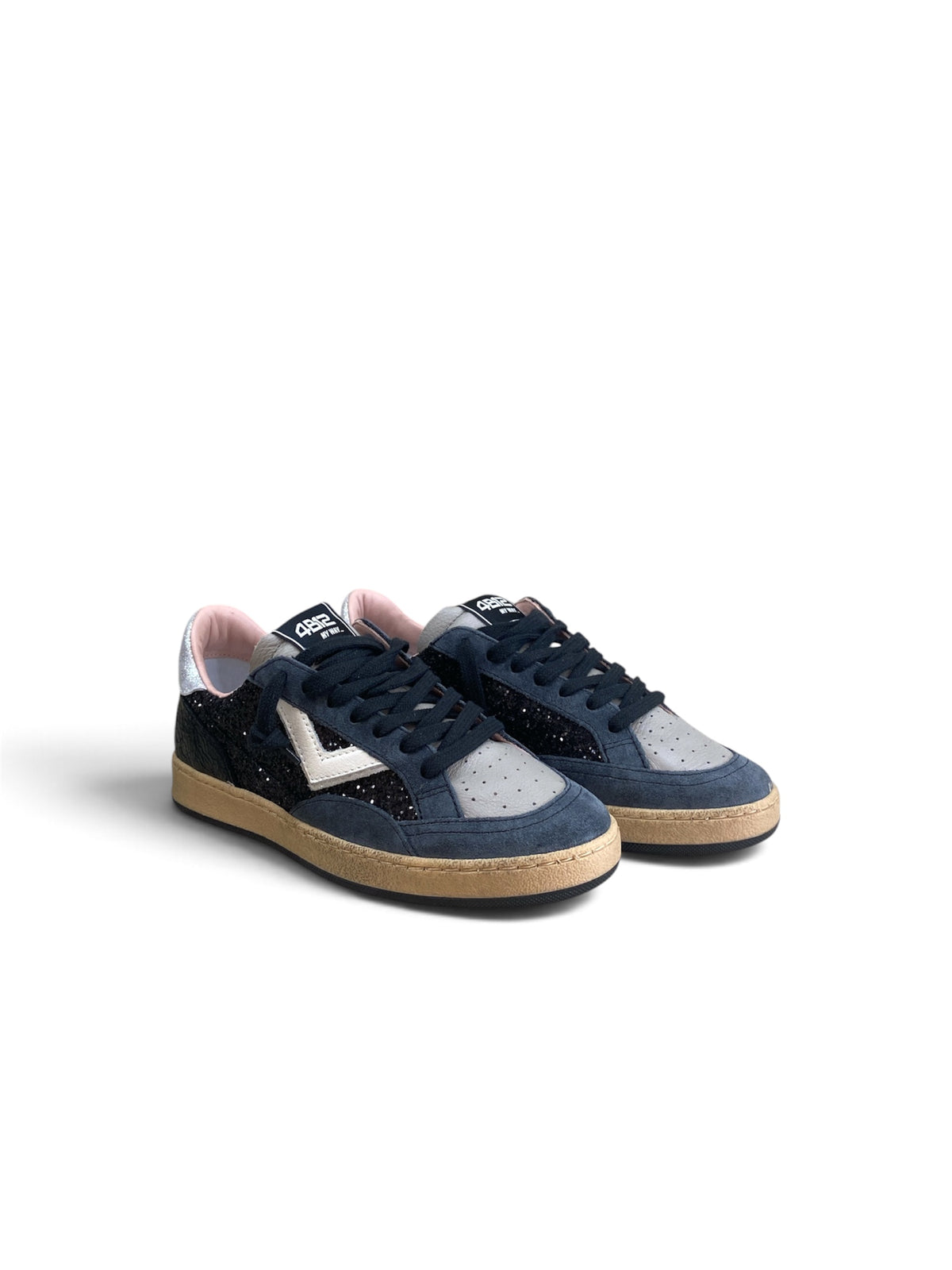 4B12 SNEAKERS PLAYNEW DARK GLITTER NERO