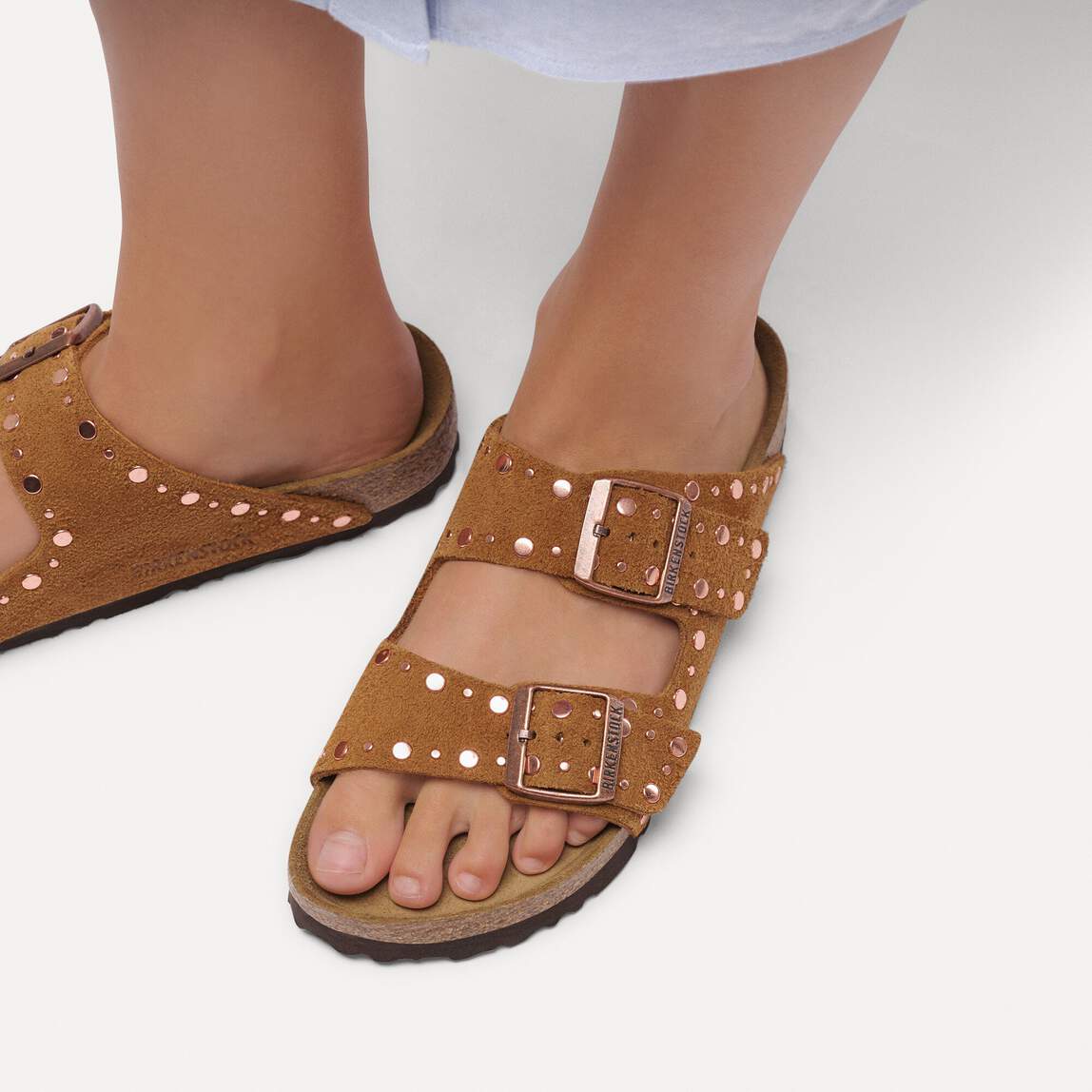 BIRKENSTOCK ARIZONA RIVET MINK
