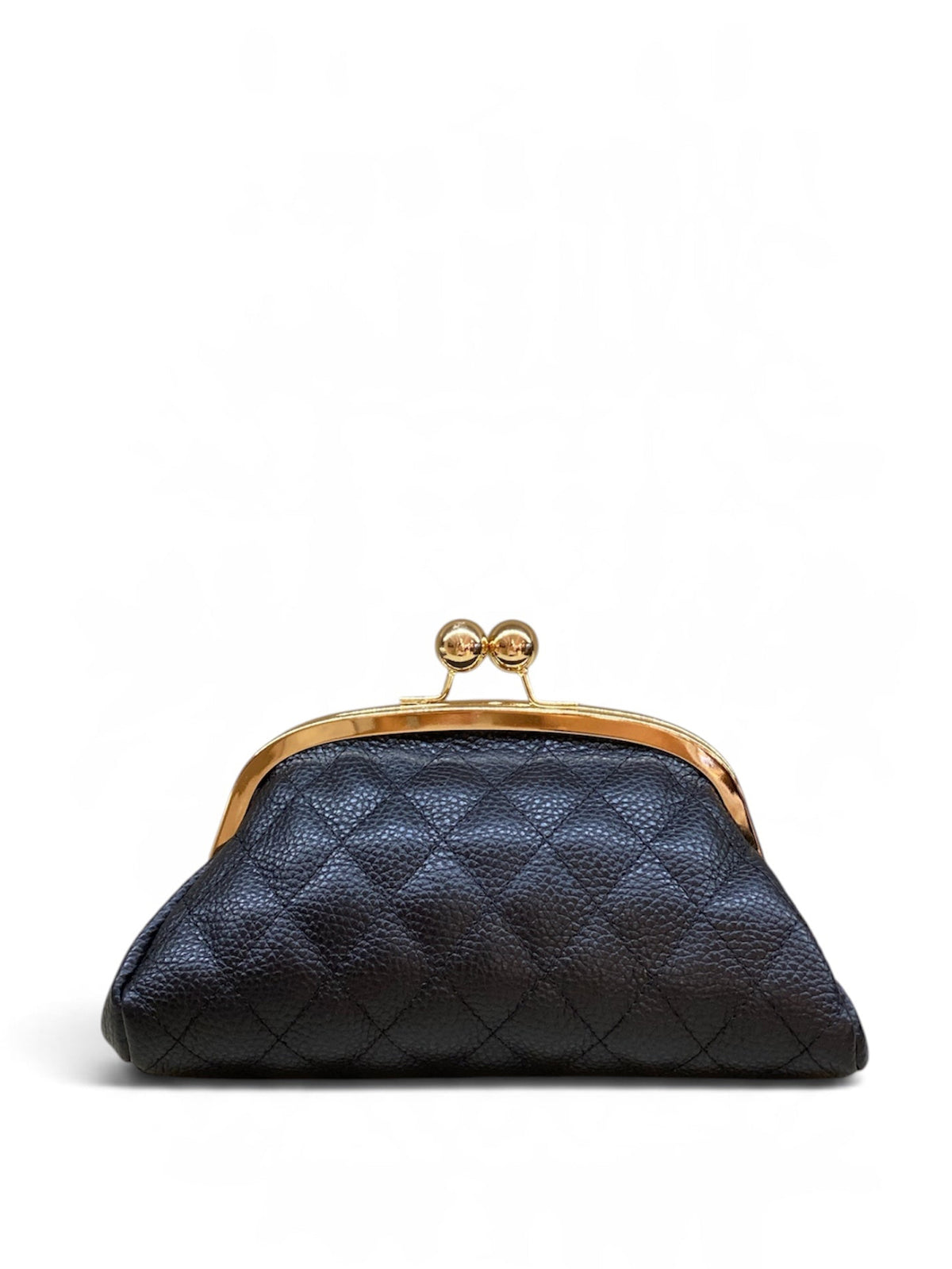 SUSY MIX POCHETTE CLUTCH TRAPUNTATO NERO