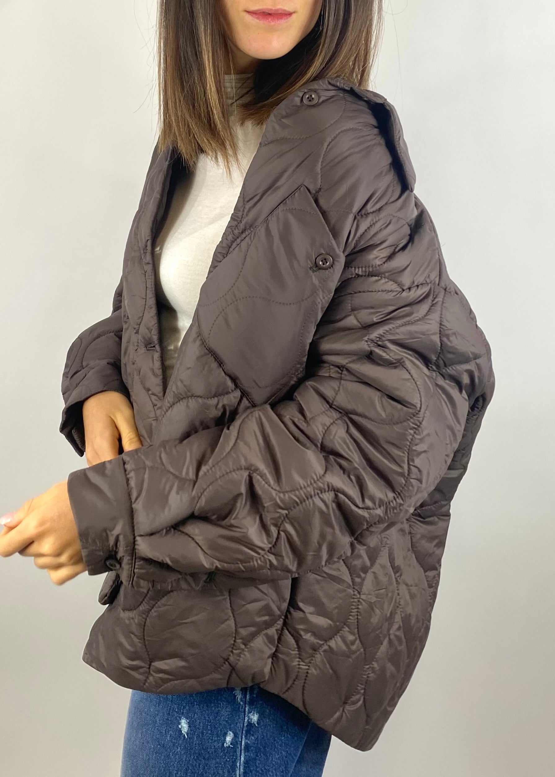 GIACCA TRAPUNTATA MORO