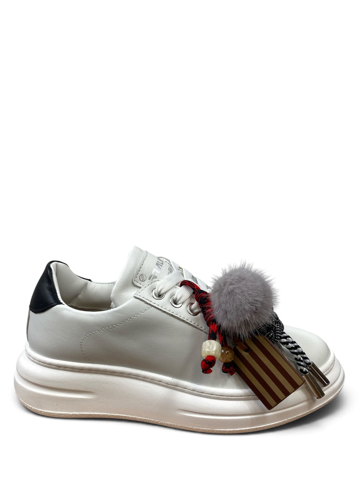 MÉLINÉ SNEAKERS PELLE BIANCO