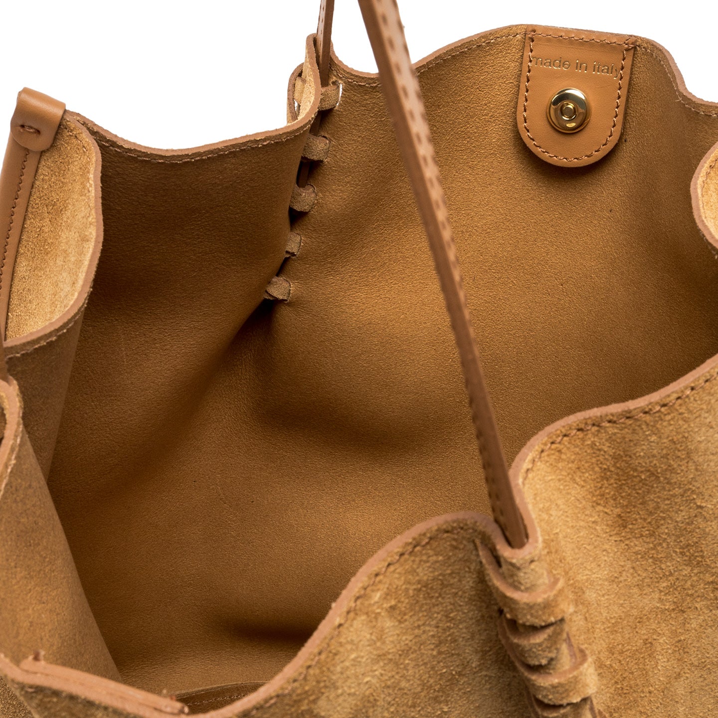 Gianni Chiarini borsa donna in pelle scamosciata con manici superiori regolabili color'peanut butter'