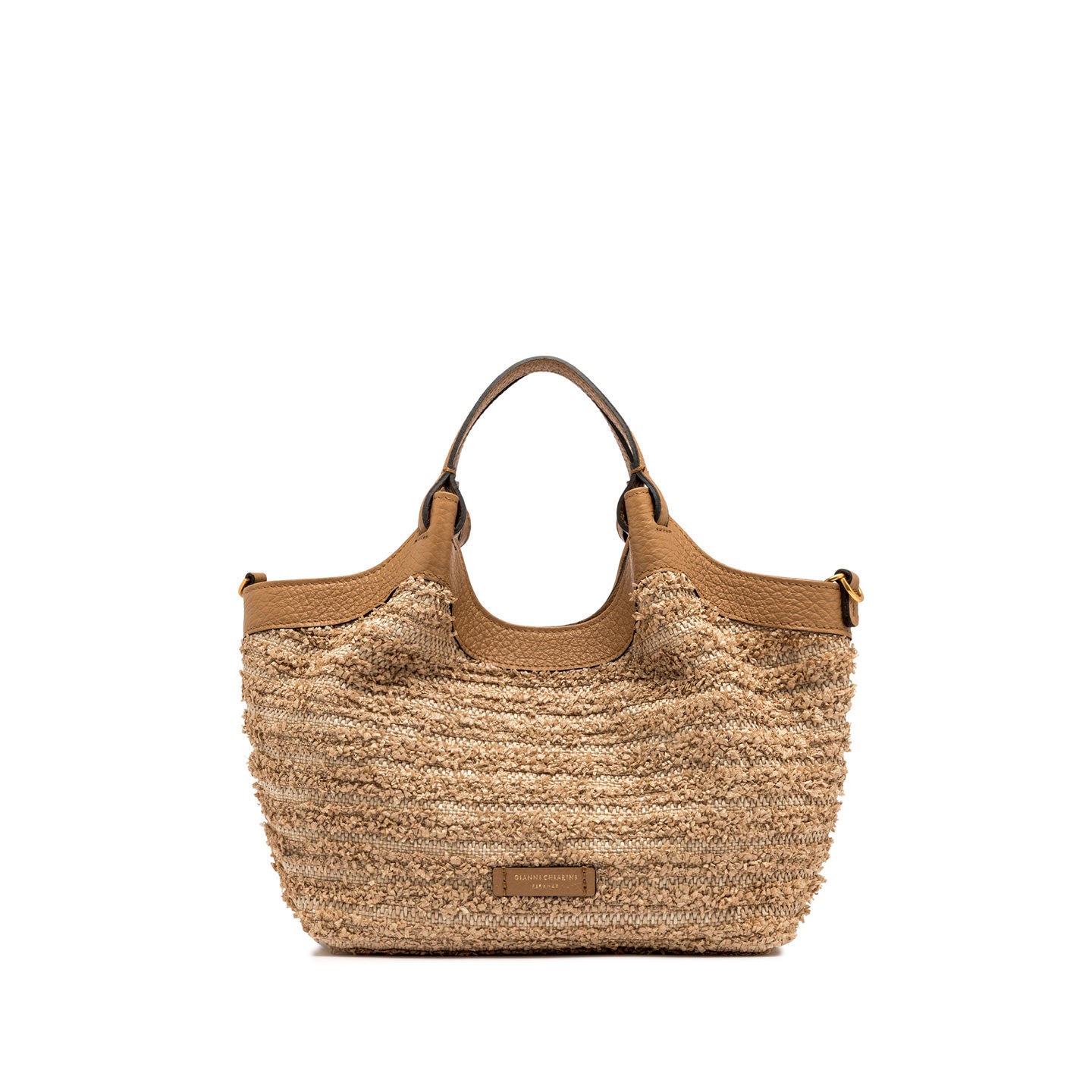Gianni Chiarini borsa a mano in paglia dotata di tracolla