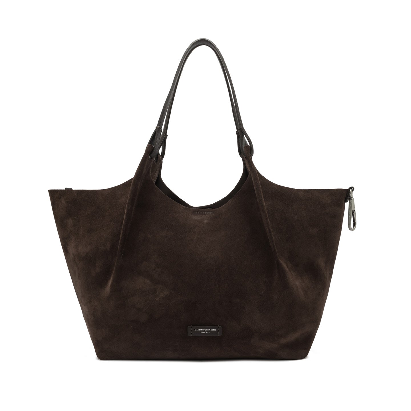 Gianni Chiarini Borsa in pelle scamosciata dua moka