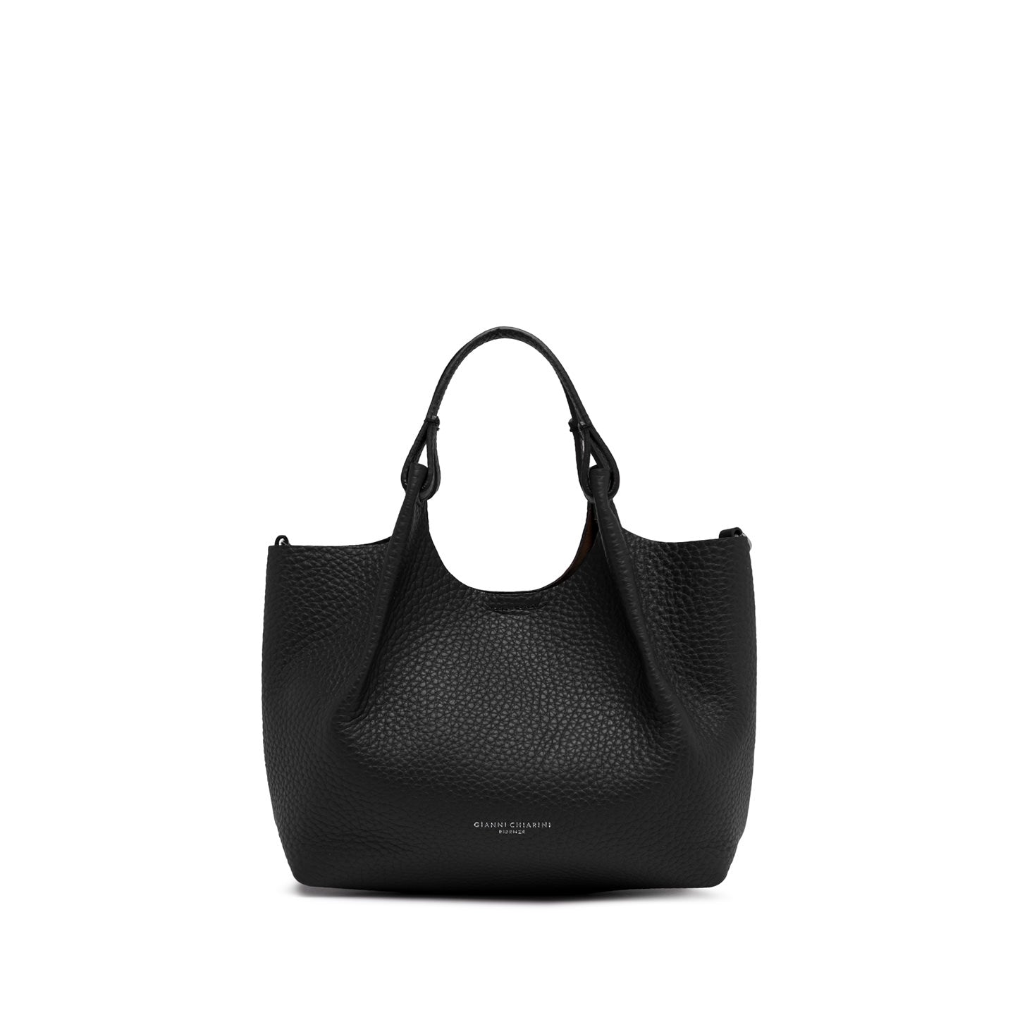 Gianni Chiarini Borsa in pelle dua nero-castoro