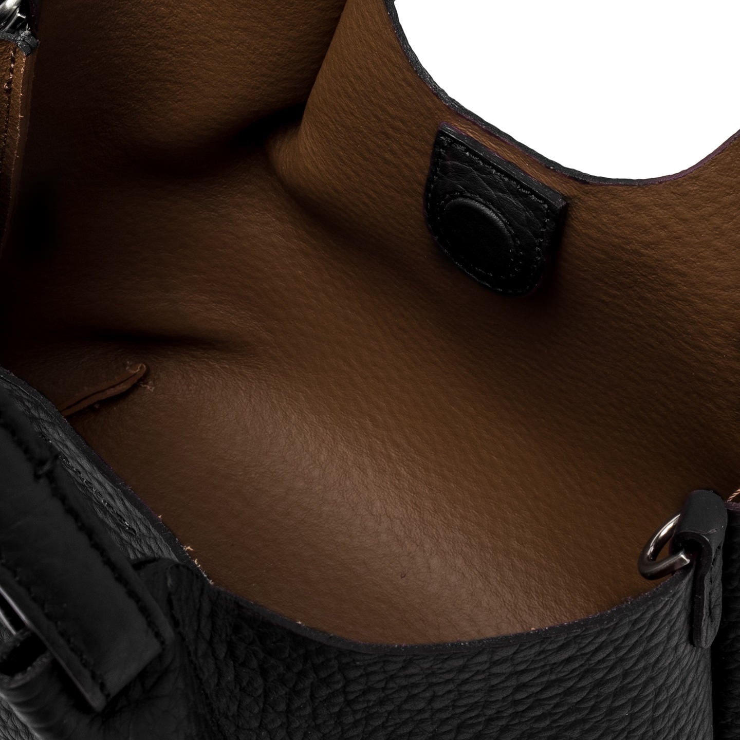 Gianni Chiarini Borsa in pelle dua nero-castoro