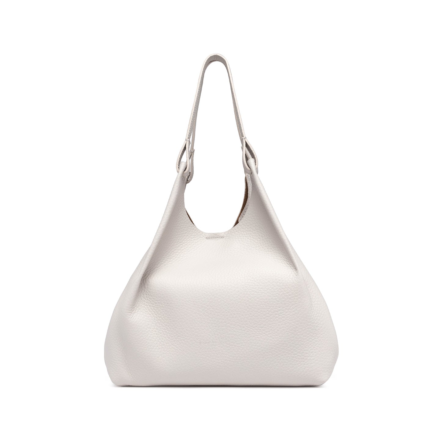 Gianni Chiarini borsa a spalla in pelle double grana maxi color Sabbia-Nature
