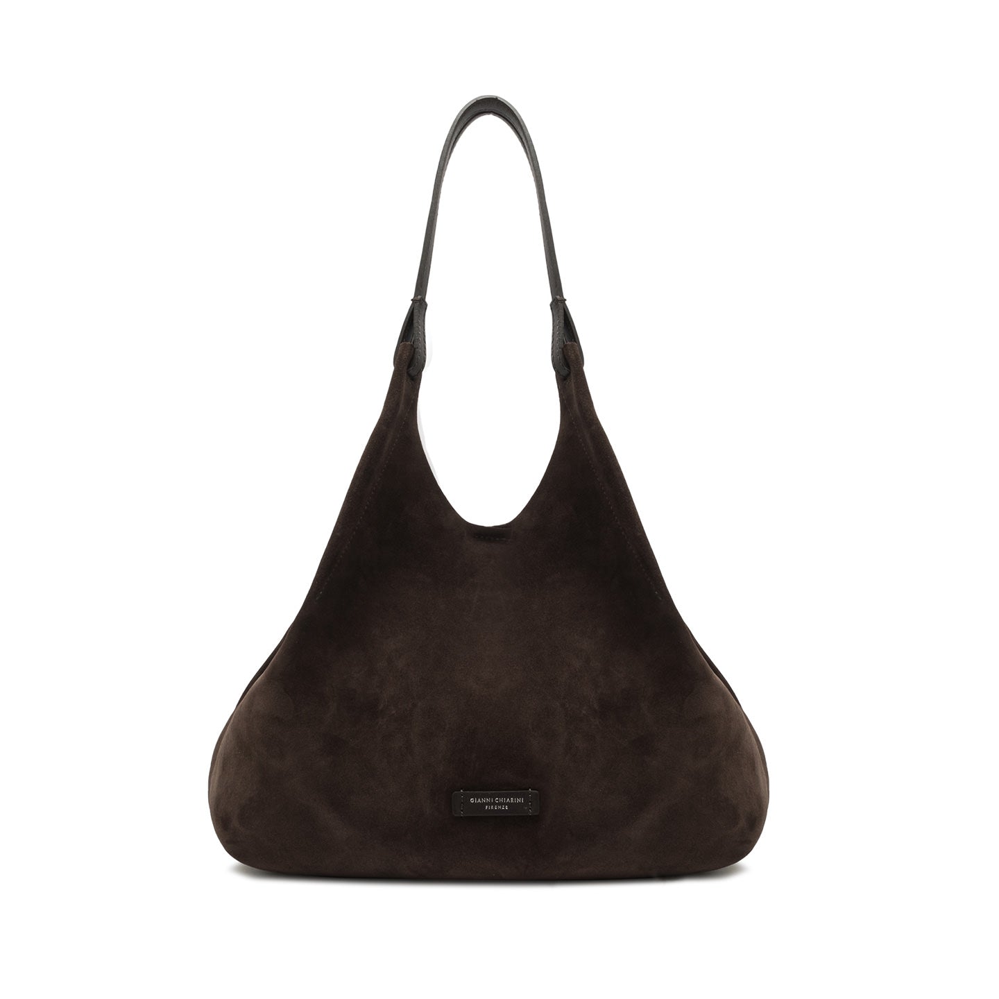Gianni Chiarini Borsa in pelle scamosciata dua moka