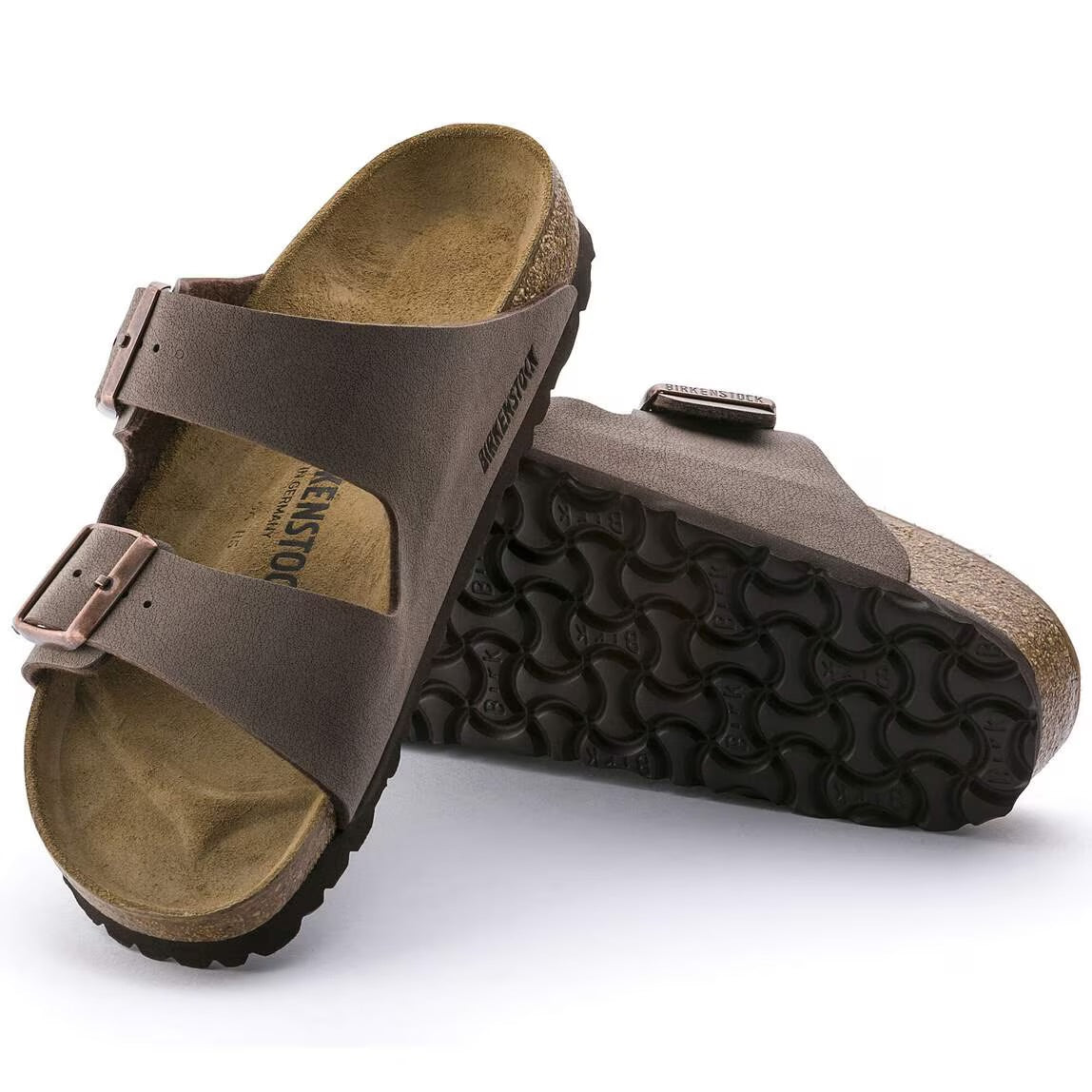BIRKENSTOCK ARIZONA NUBUCK MOCHA DONNA