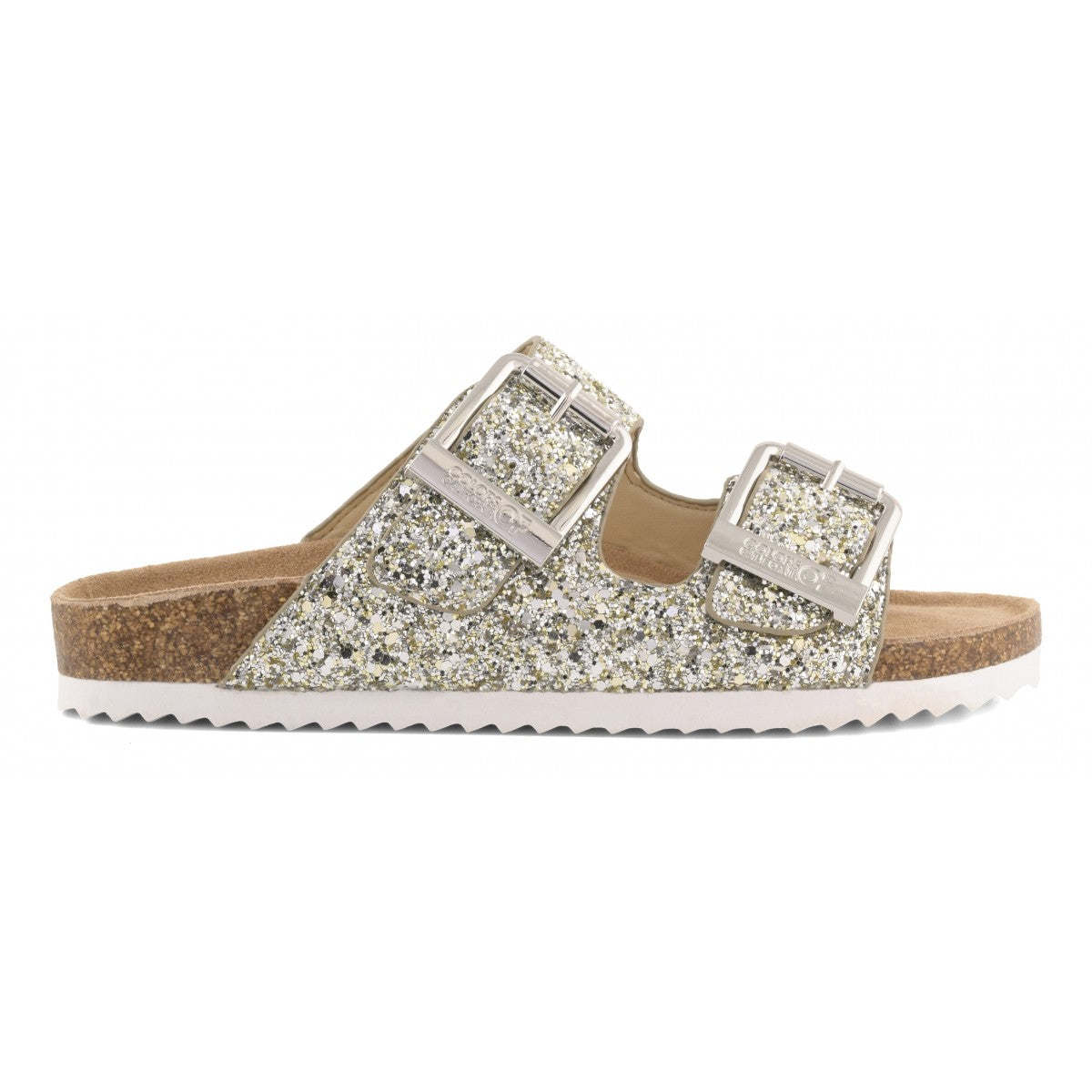 COLORS OF CALIFORNIA CIABATTA GLITTER SILVER