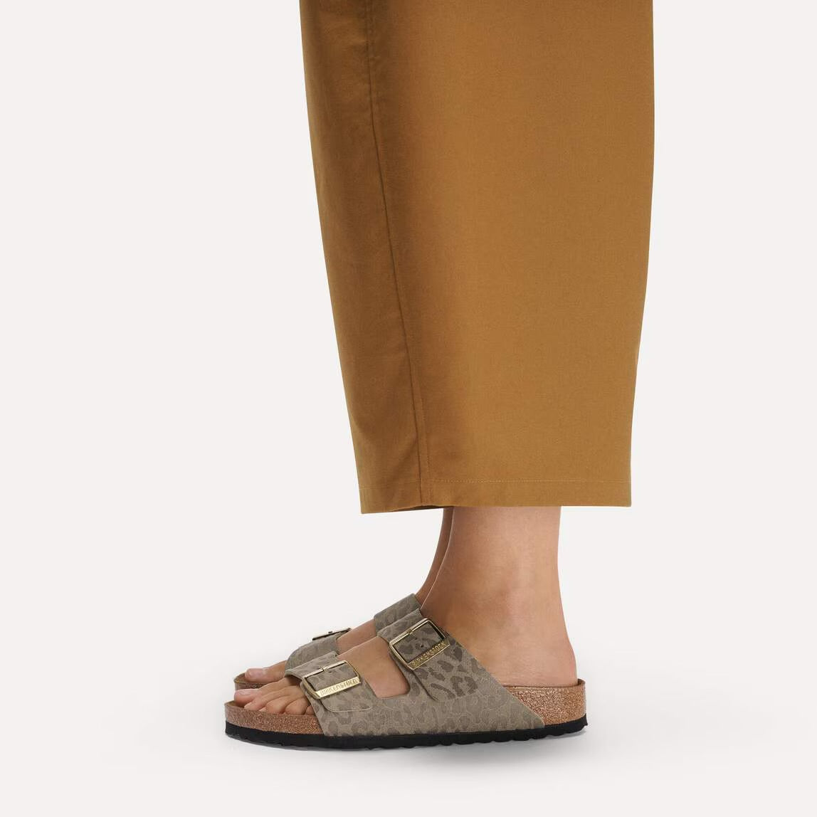 BIRKENSTOCK ARIZONA GREY TAUPE ANIMALIER