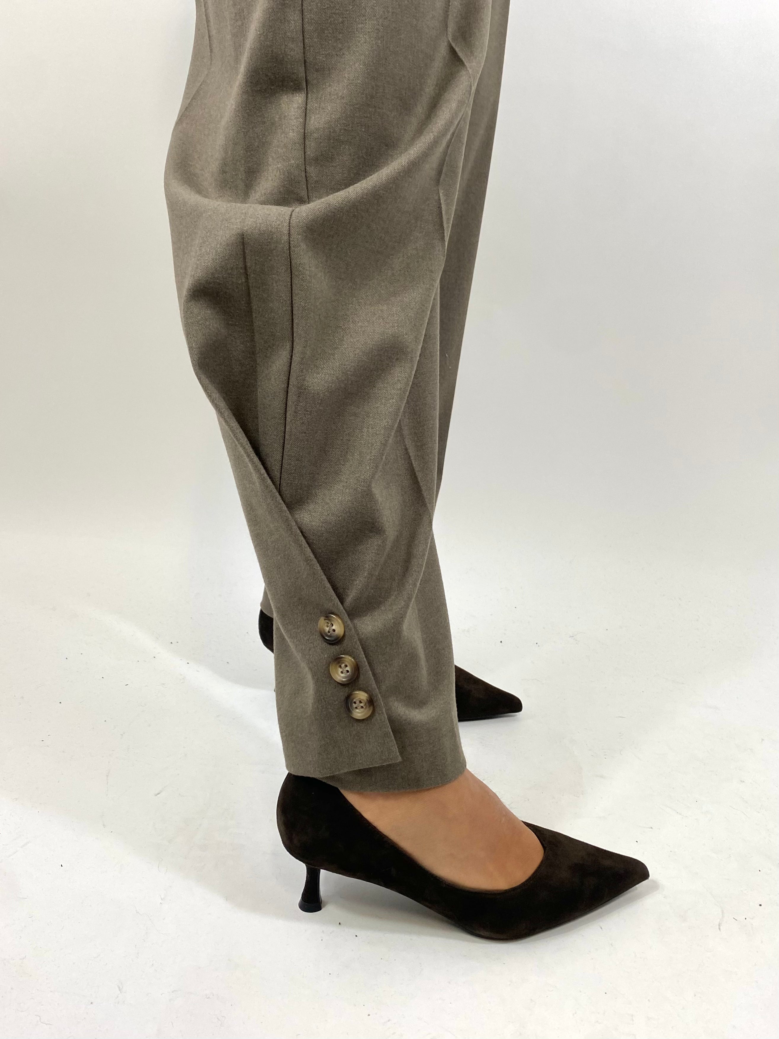 SUSY MIX PANTALONE CON PINCE FANGO