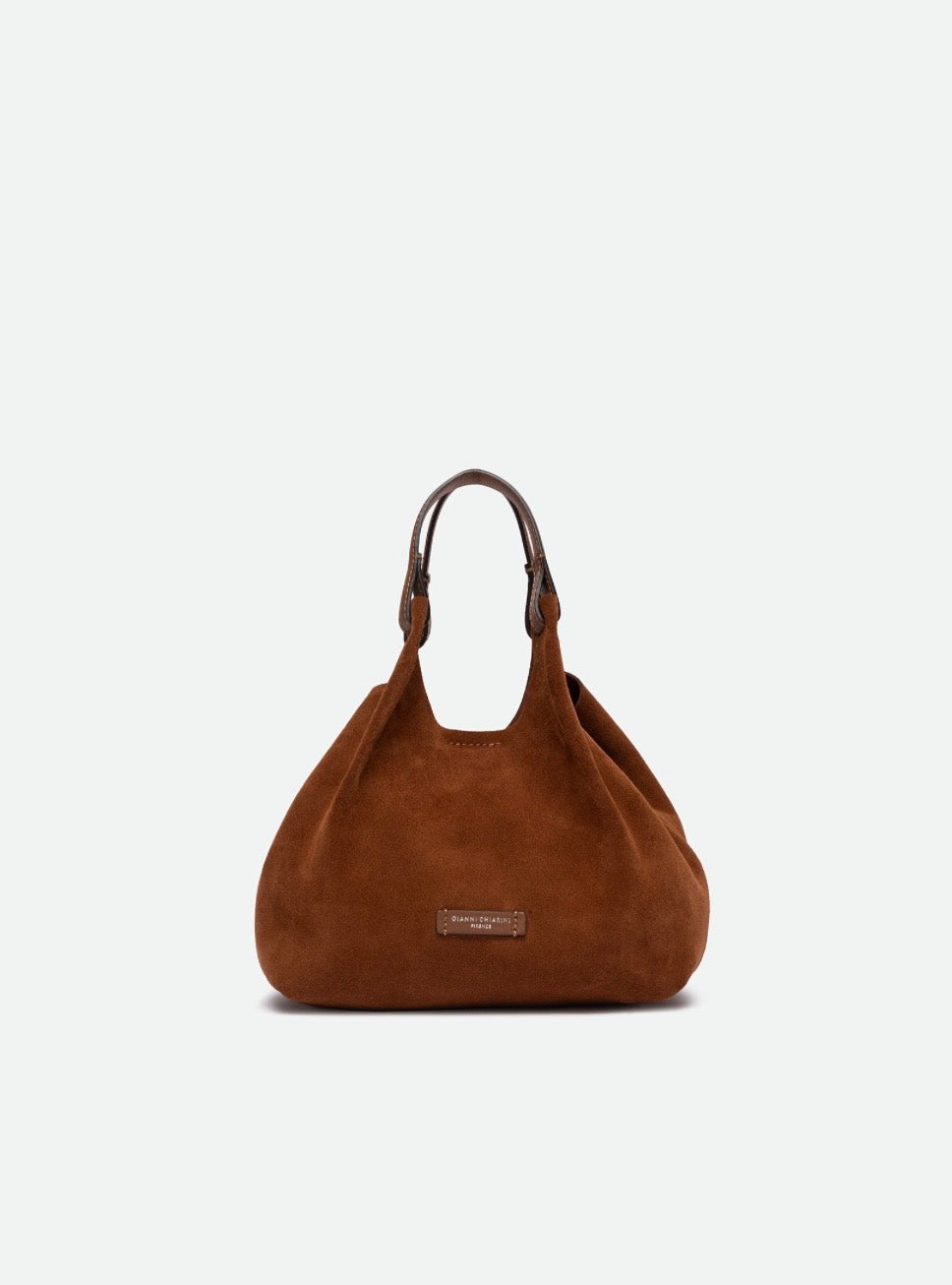 GIANNI CHIARINI BORSA A MANO DUA COGNAC