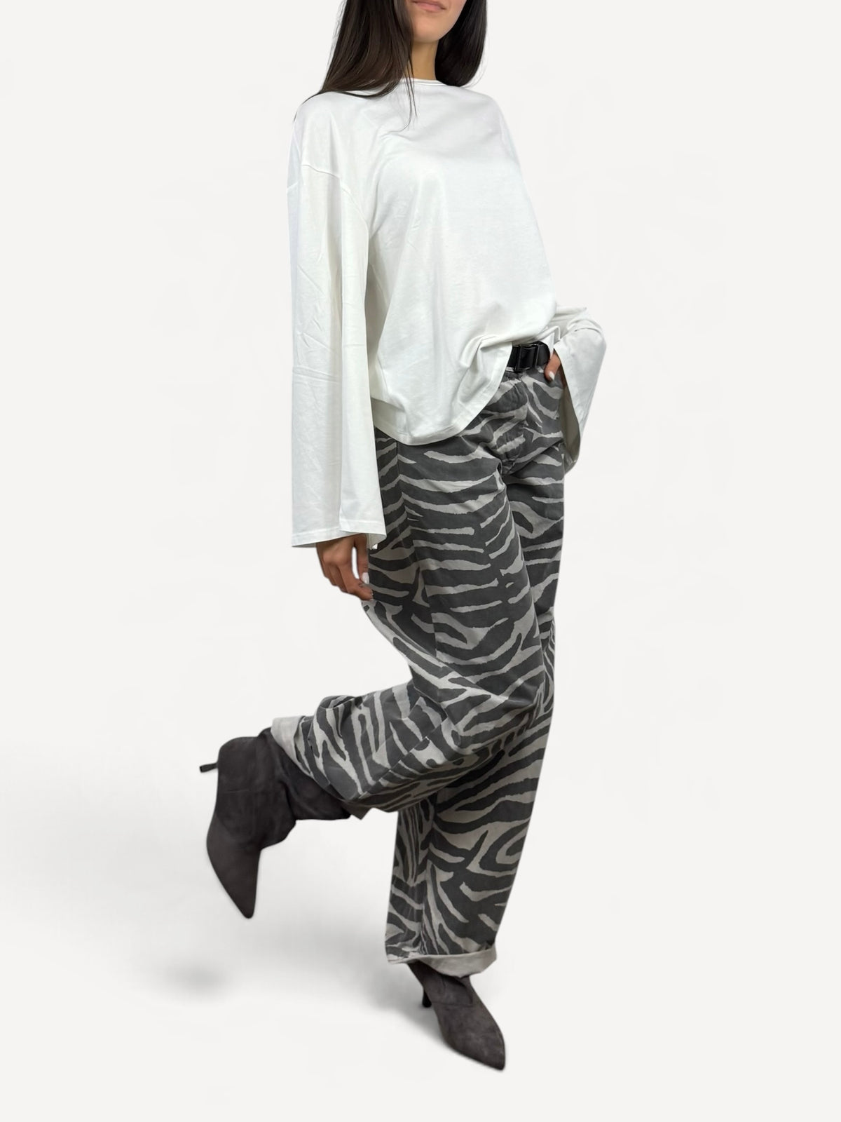 SUSY MIX PANTALONE ZEBRATO