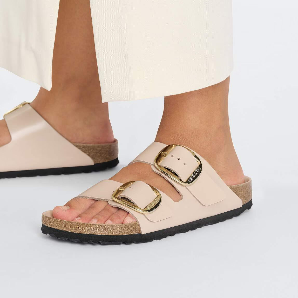 BIRKENSTOCK ARIZONA BIG BUCKLE NEW BEIGE