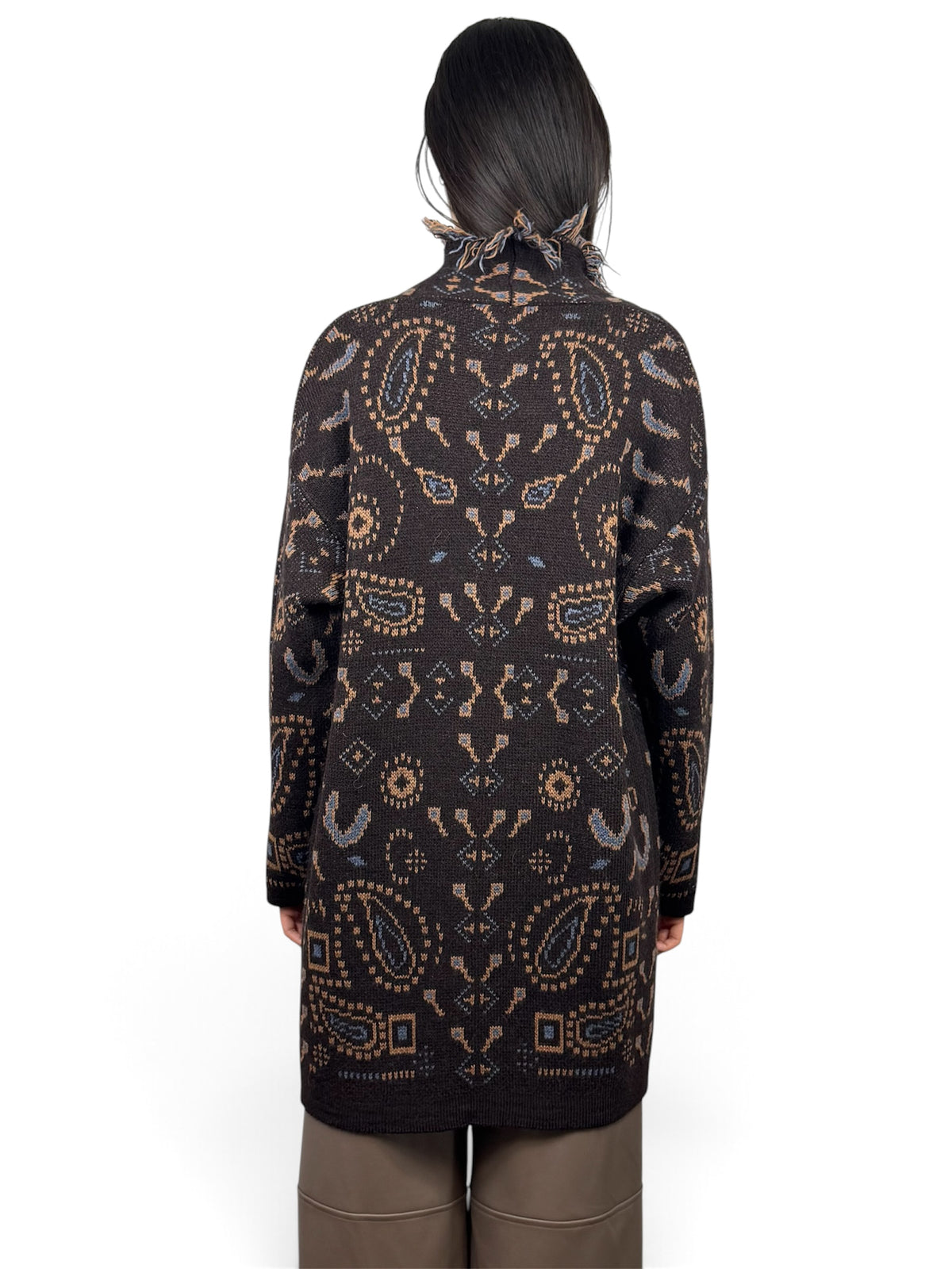 CECILE CARDIGAN ALANUI MARRONE