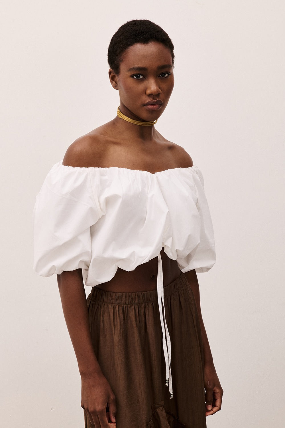TWO WAY BLUSA CROP BIANCA