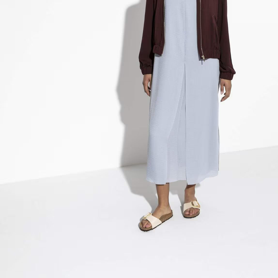 BIRKENSTOCK CIABATTA MADRID GRACEFUL PEARL WHITE