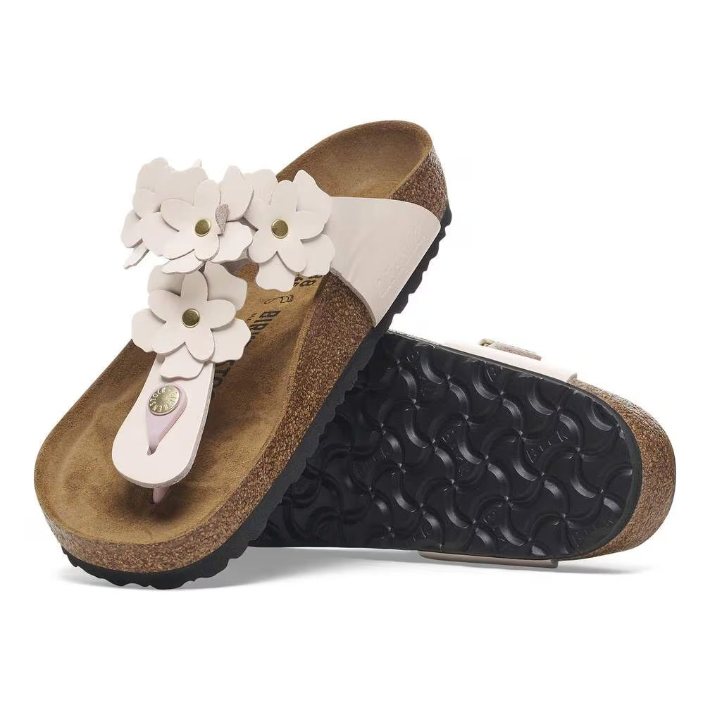BIRKENSTOCK GIZEH FLOWERS LIGHT ROSE