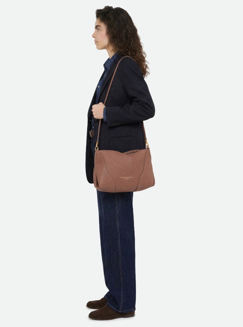 GIANNI CHIARINI POCHETTE SURIA MARABOU