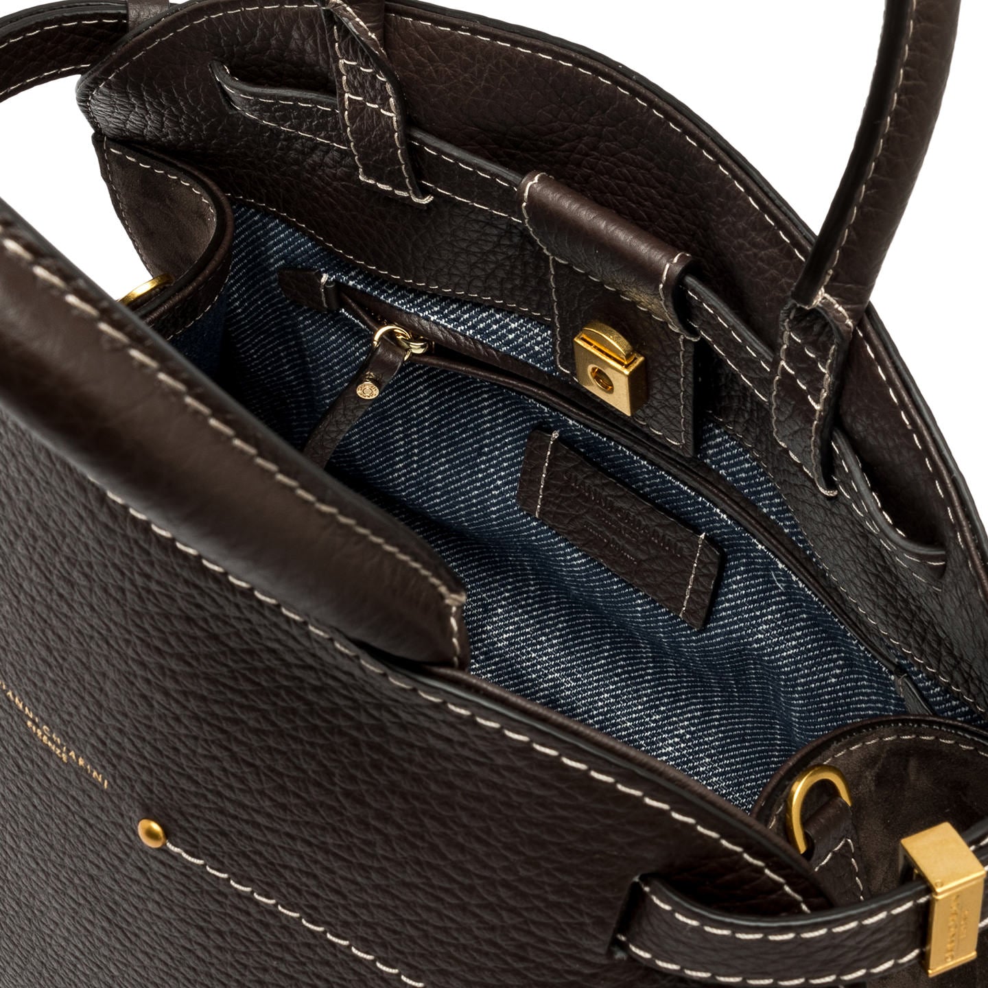 Gianni Chiarini Borsa in pelle farah espresso