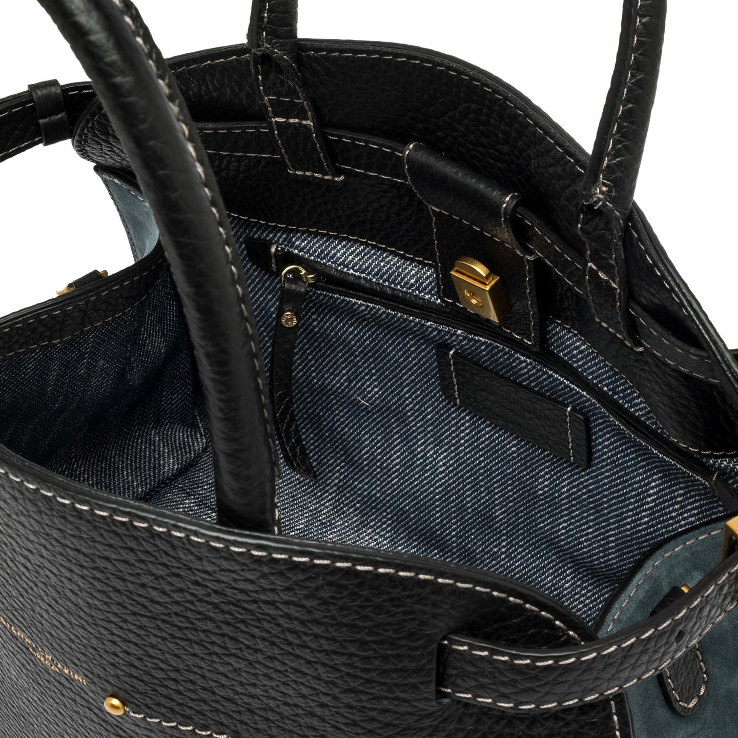 Gianni Chiarini Borsa in pelle farah nero