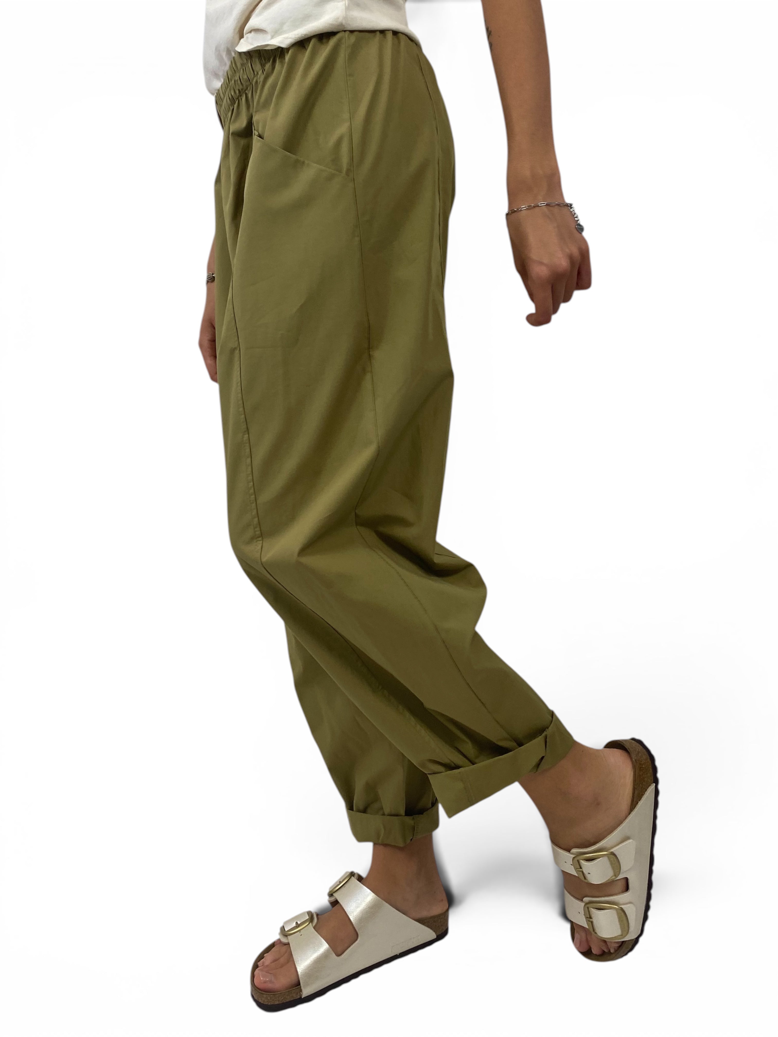 CECILE PANTALONI OLIO CHIARO