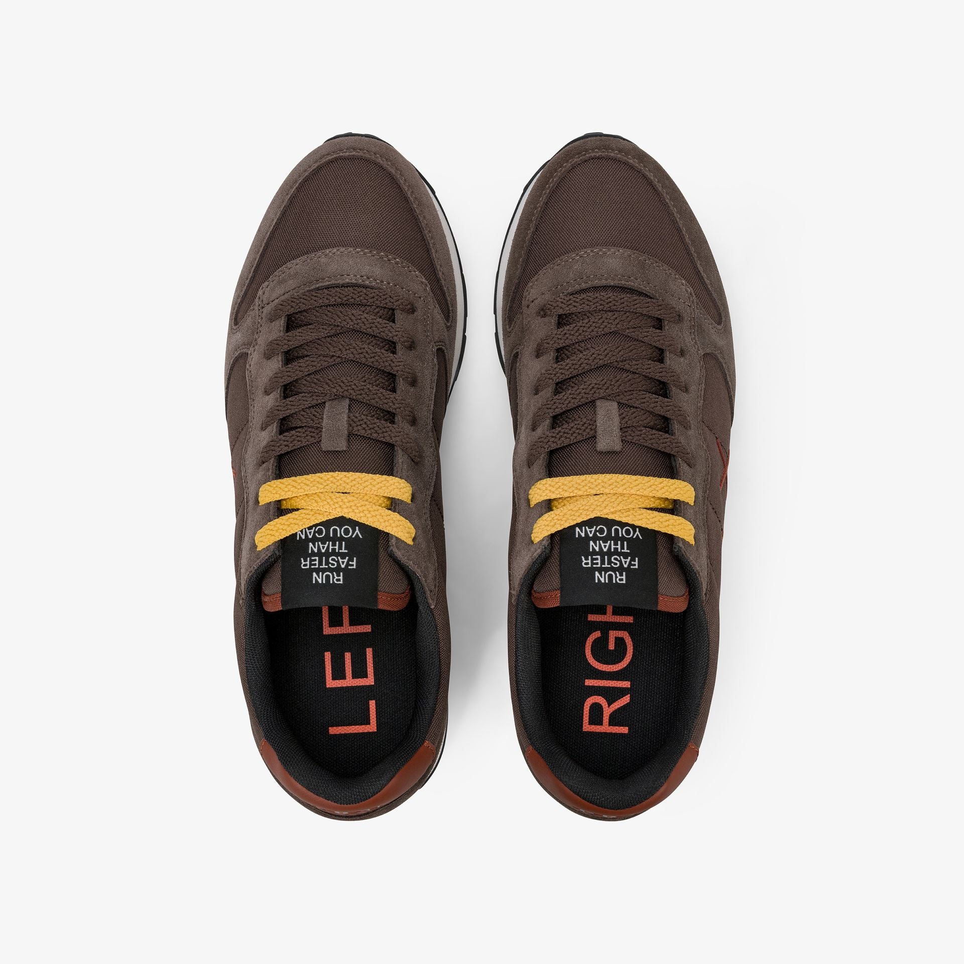 SUN68 SNEAKERS UOMO TOM SOLID MARRONE