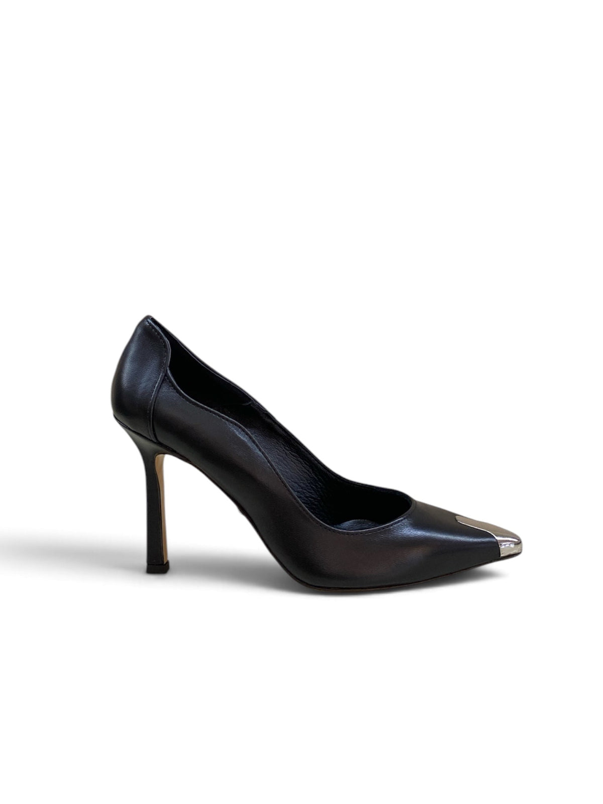 DIVINE FOLLIE DÉCOLLETÉ ONDA CON PUNTA METALLIZZATA NERO