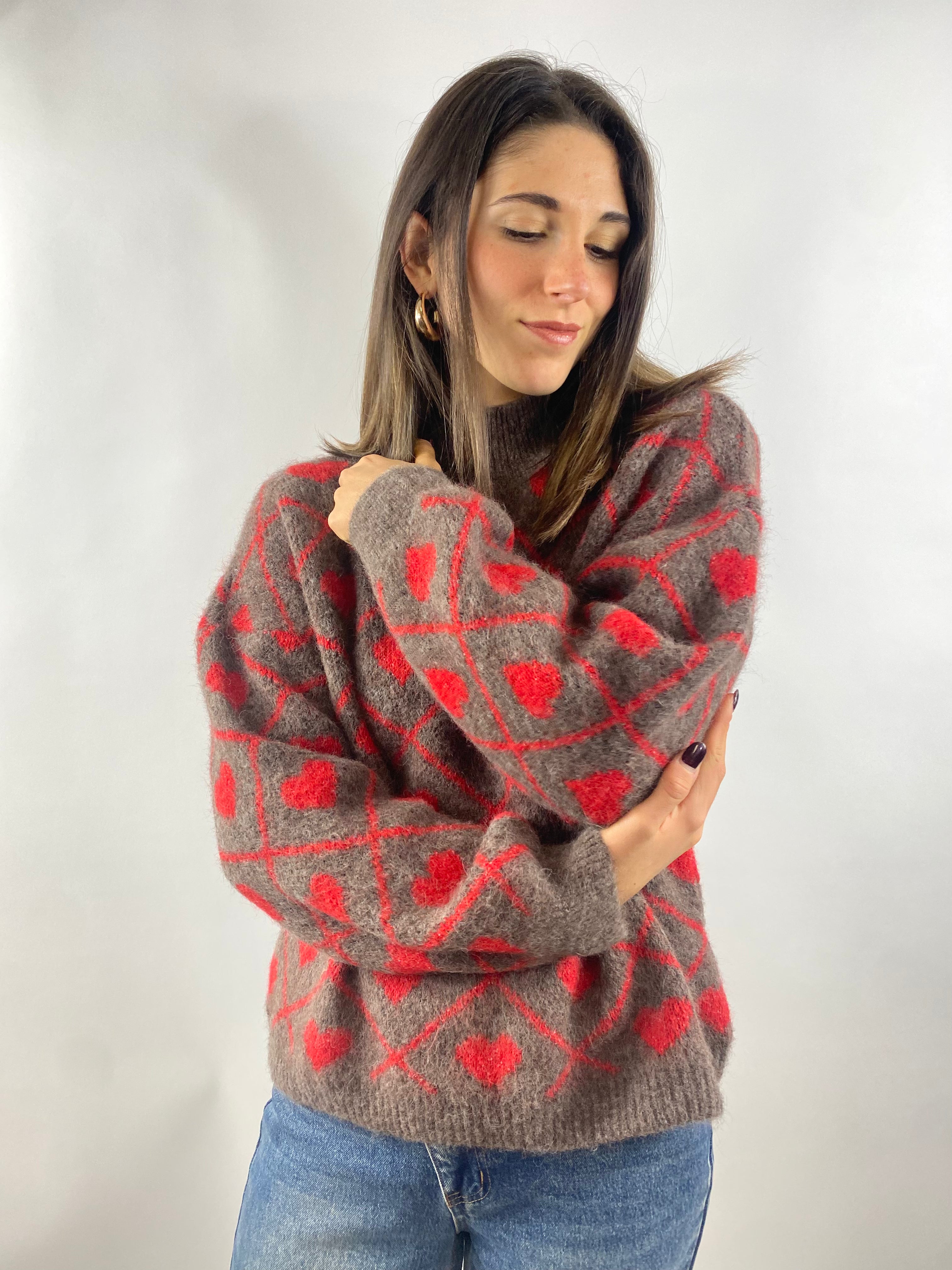 SUSY MIX MAGLIONE CUORI