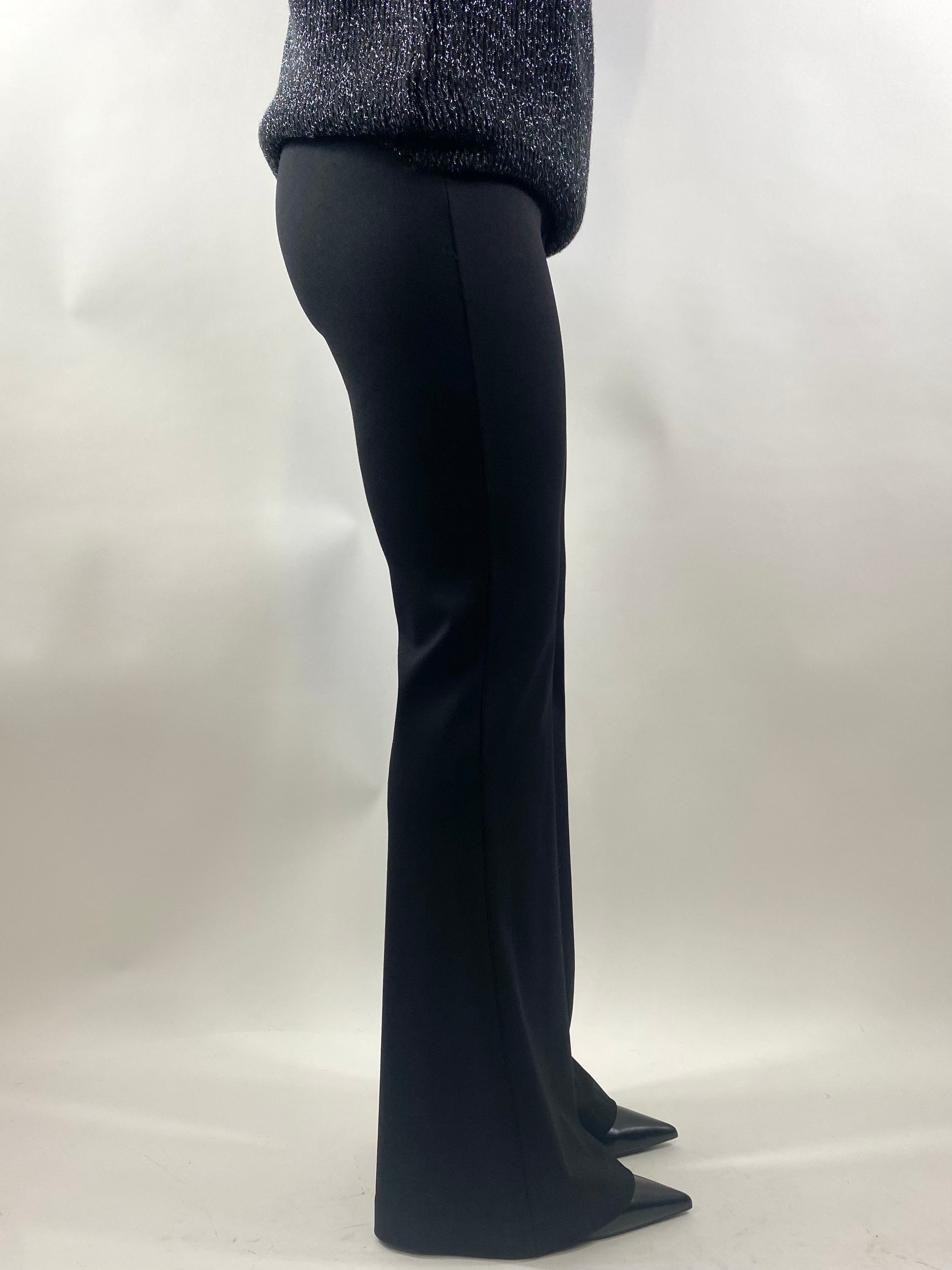 SUSY MIX PANTALONE ZAMPA NERO