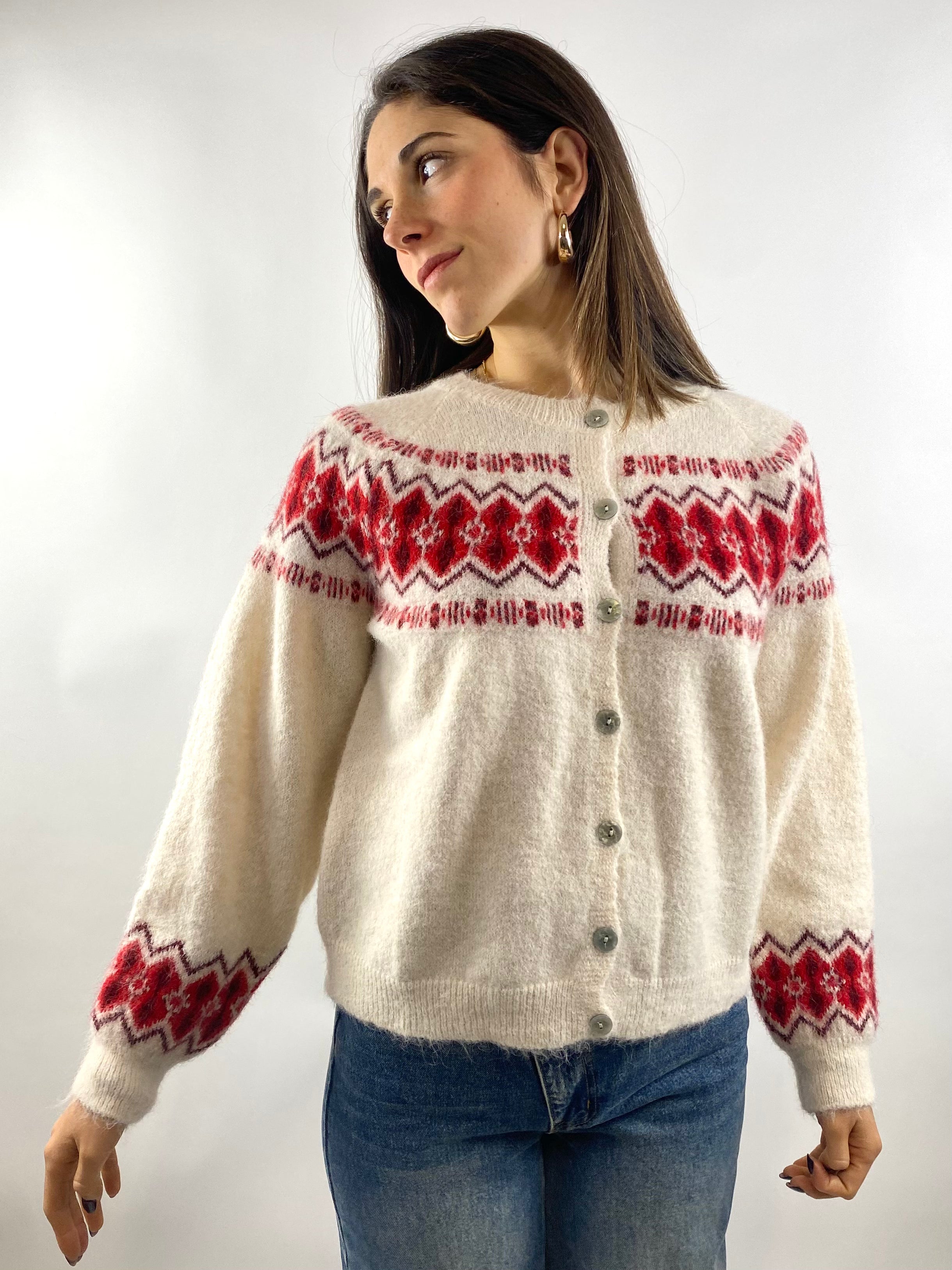 SUSY MIX CARDIGAN JAQUARD