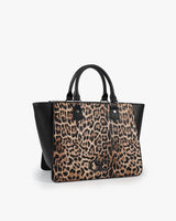 Gio Cellini Borsa a mano animalier in saffiano