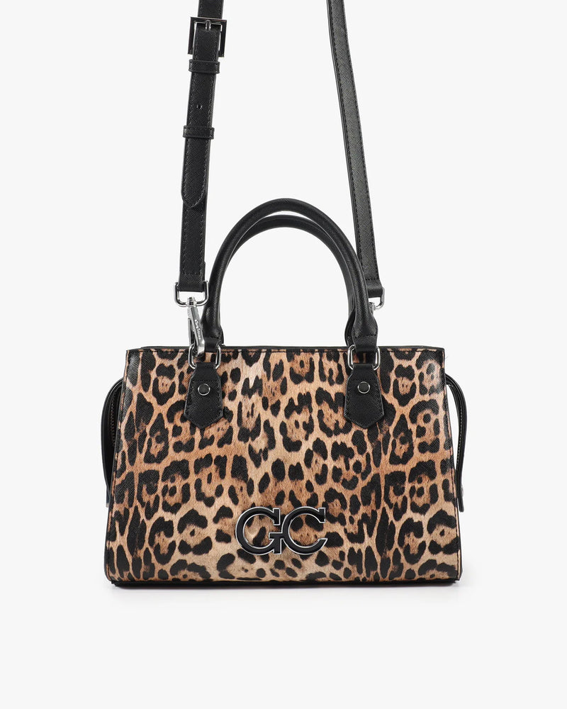 Gio Cellini Borsa a mano in saffiano animalier