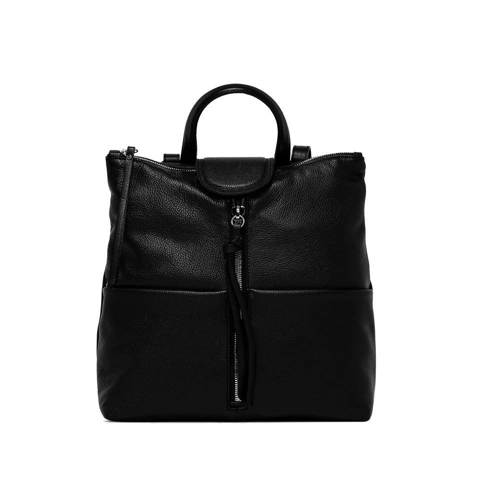 Gianni Chiarini Zaino realizzato in pelle di colore nero