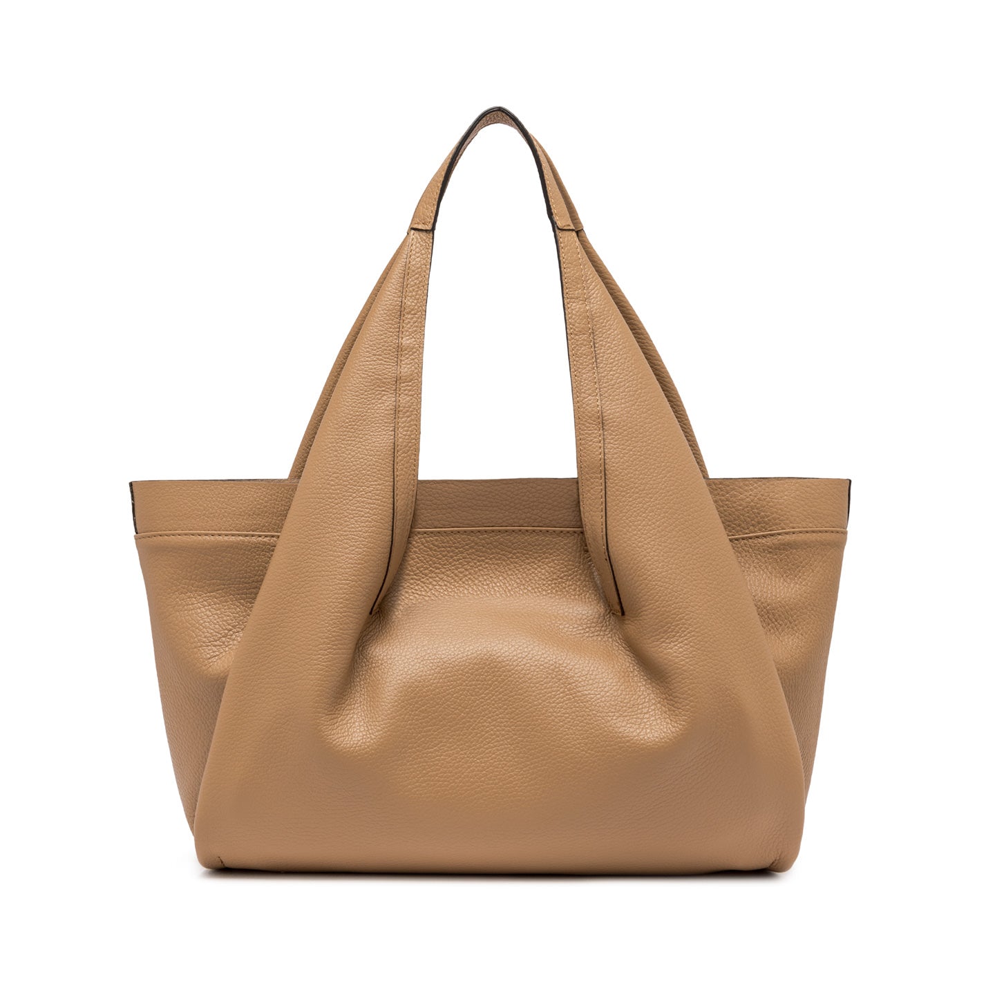 Gianni Chiarini borsa donna a mano in pelle martellata color nature