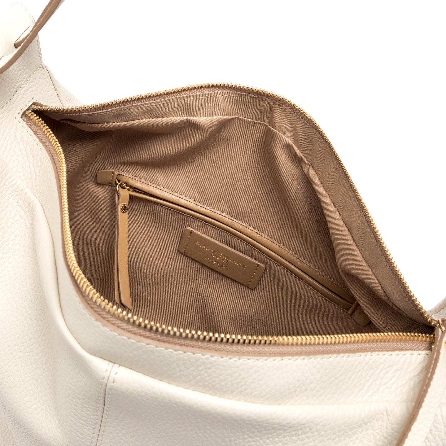 Gianni Chiarini zaino/borsa in pelle color marble con zip