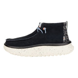 Hey Dude Polacchina donna in suede nero con suola alta